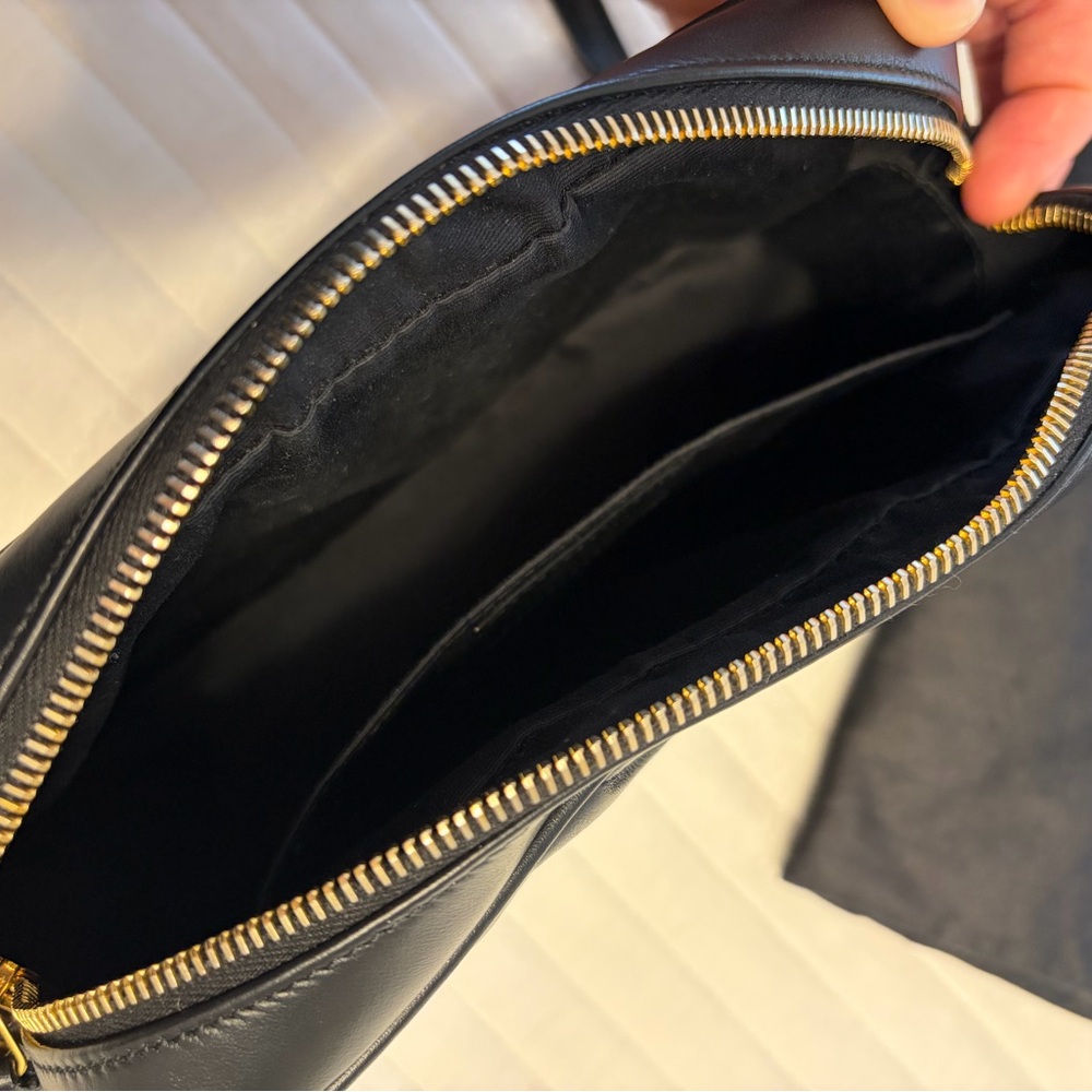 Saint Laurent YSL Lou Quilted Leather Camera Bag w/ Tassel – Black (Excellent) - Picture 6 of 8